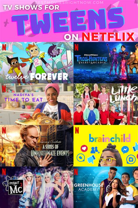 good shows for 11-12 year olds on netflix